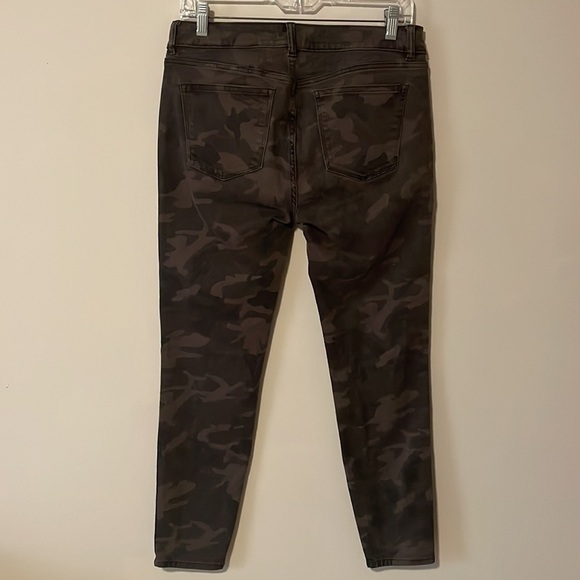DL1961 Florence Ankle Skinny Jeans Mid Rise Instasculpt Camo Fort Green Size 29 - Picture 5 of 15